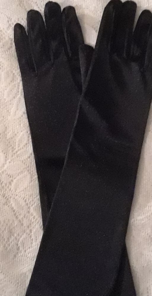 COPY - Satin Elbow Length Gloves